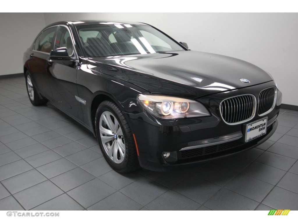 2012 7 Series 740Li Sedan - Black Sapphire Metallic / Black photo #1
