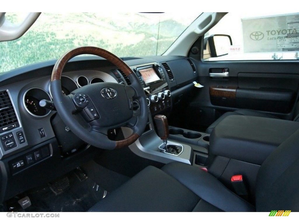 2013 Tundra Platinum CrewMax 4x4 - Black / Black photo #5