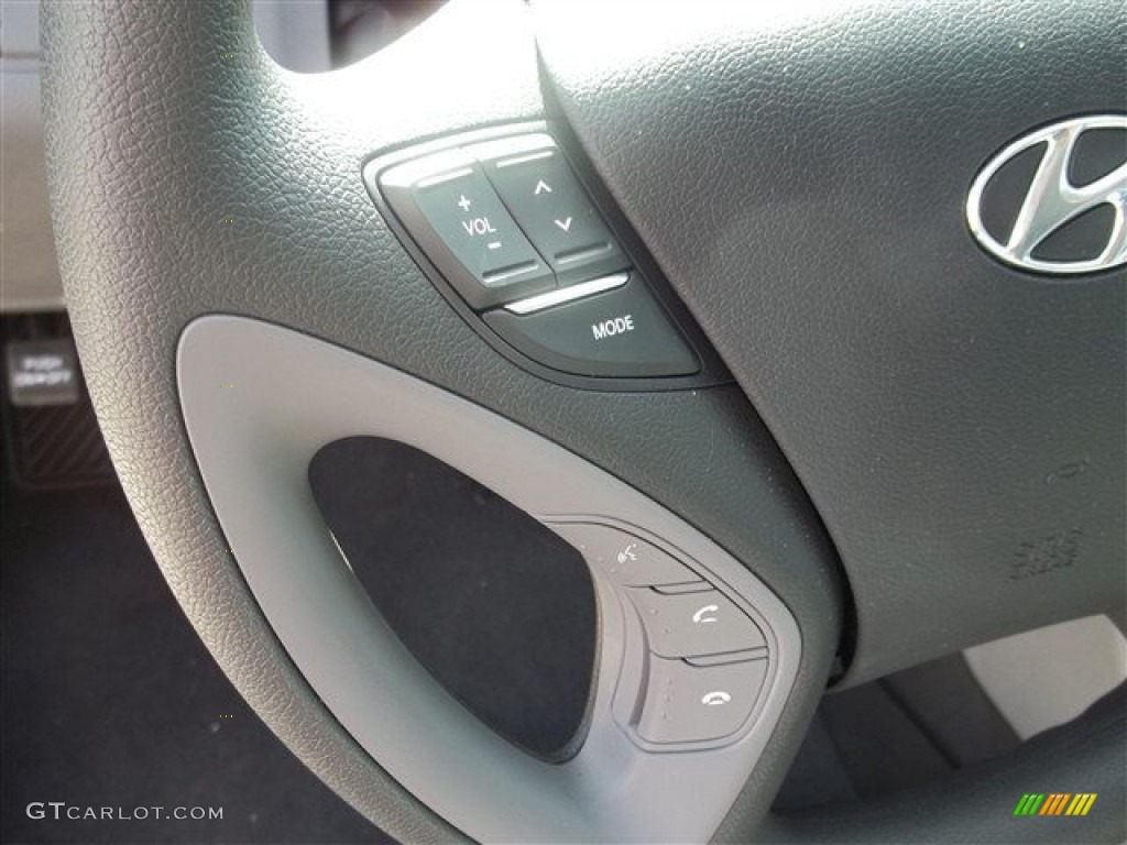 2013 Sonata GLS - Midnight Black / Gray photo #12