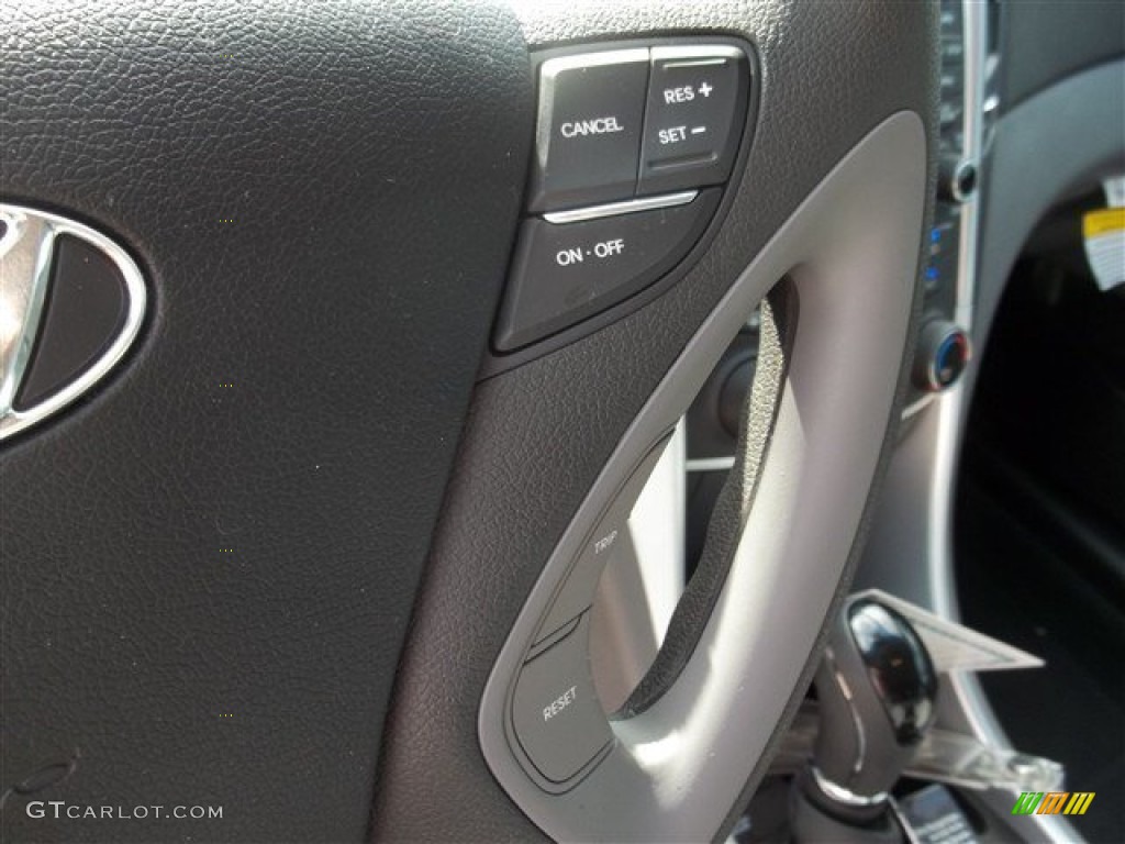 2013 Sonata GLS - Midnight Black / Gray photo #13