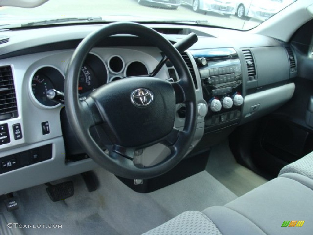 2008 Toyota Tundra SR5 Double Cab 4x4 Graphite Gray Dashboard Photo #82543105