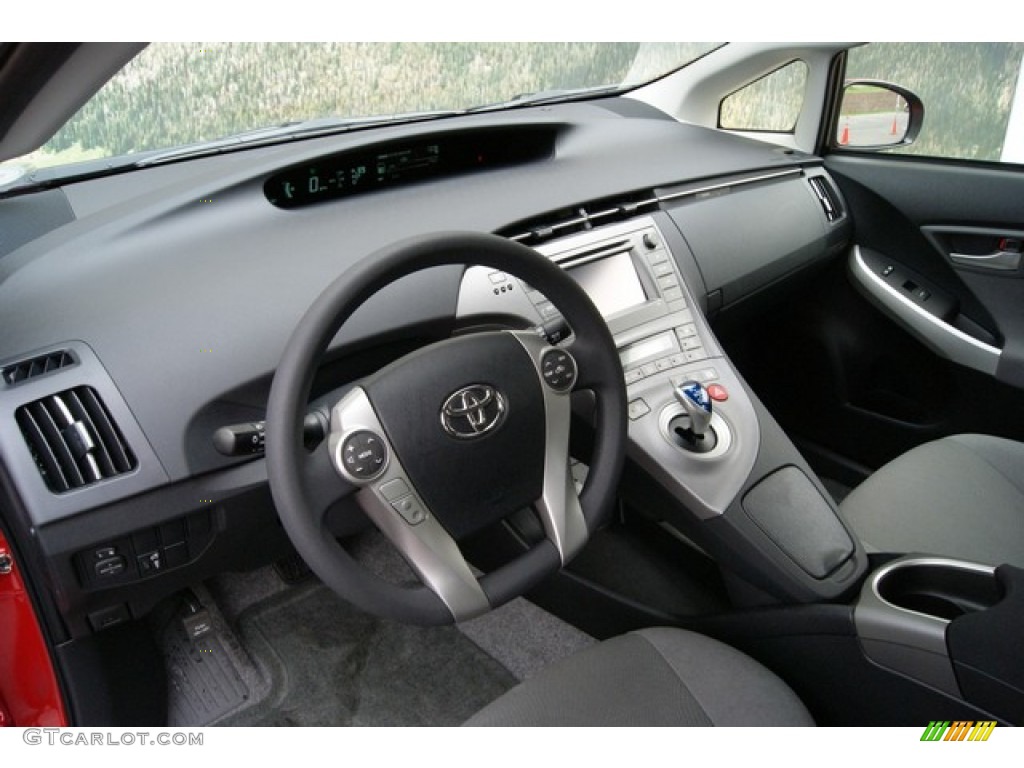 Dark Gray Interior 2013 Toyota Prius Two Hybrid Photo #82544296