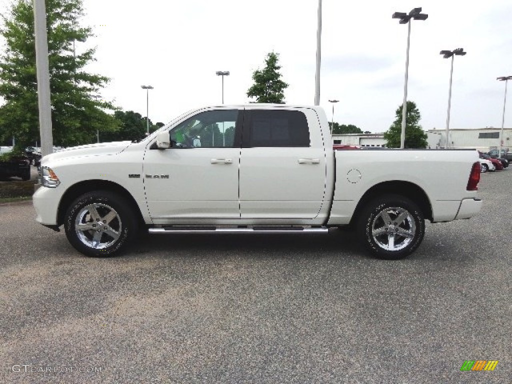 2009 Ram 1500 Sport Crew Cab 4x4 - Stone White / Dark Slate/Medium Graystone photo #3