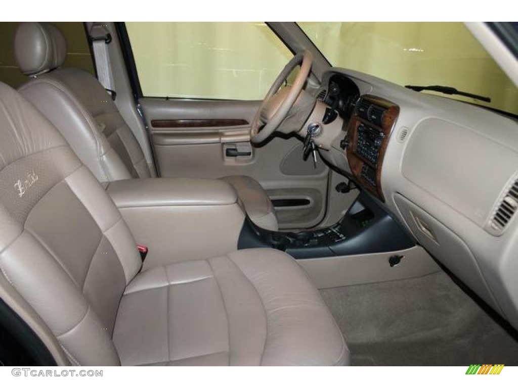 2000 Explorer Limited 4x4 - Deep Wedgewood Blue Metallic / Medium Prairie Tan photo #29