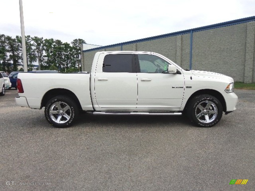 2009 Ram 1500 Sport Crew Cab 4x4 - Stone White / Dark Slate/Medium Graystone photo #7