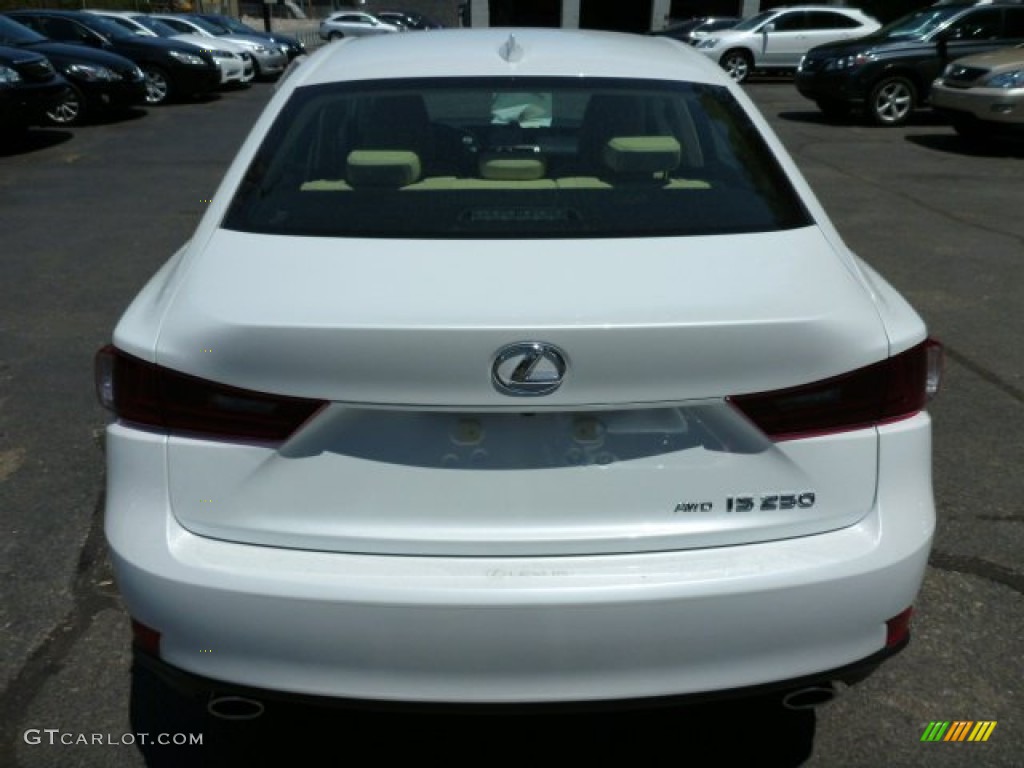2014 IS 250 AWD - Starfire Pearl / Parchment photo #3