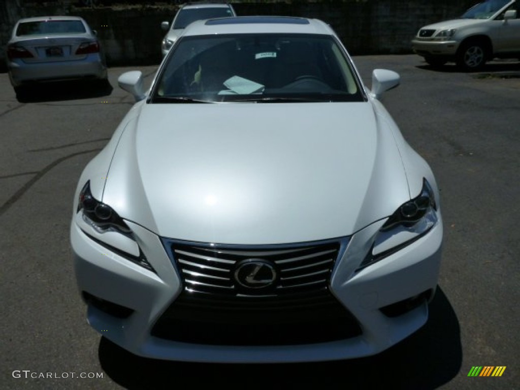 2014 IS 250 AWD - Starfire Pearl / Parchment photo #7