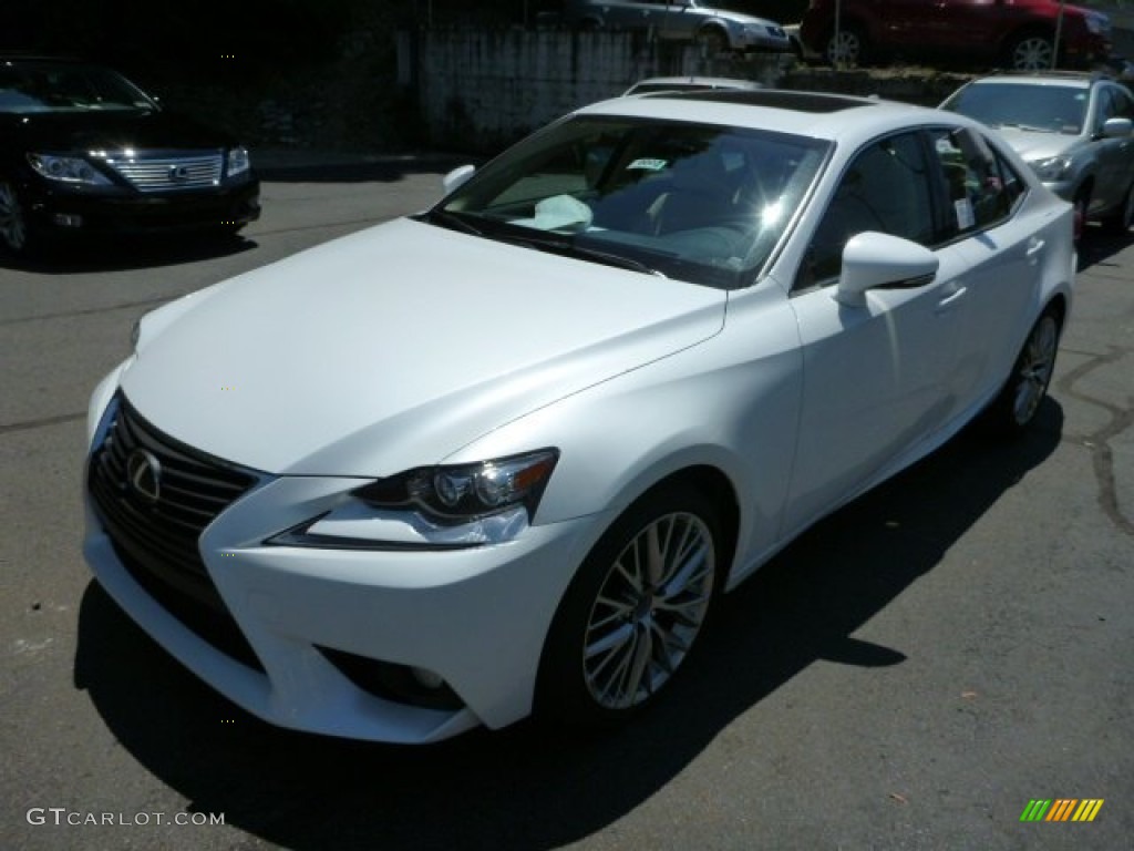 2014 IS 250 AWD - Starfire Pearl / Parchment photo #8