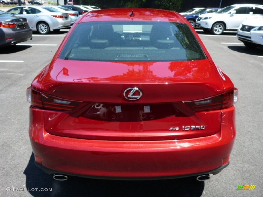 Matador Red Mica 2014 Lexus IS 250 F Sport AWD Exterior Photo #82547510