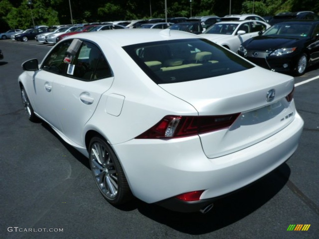 2014 IS 250 AWD - Starfire Pearl / Parchment photo #2