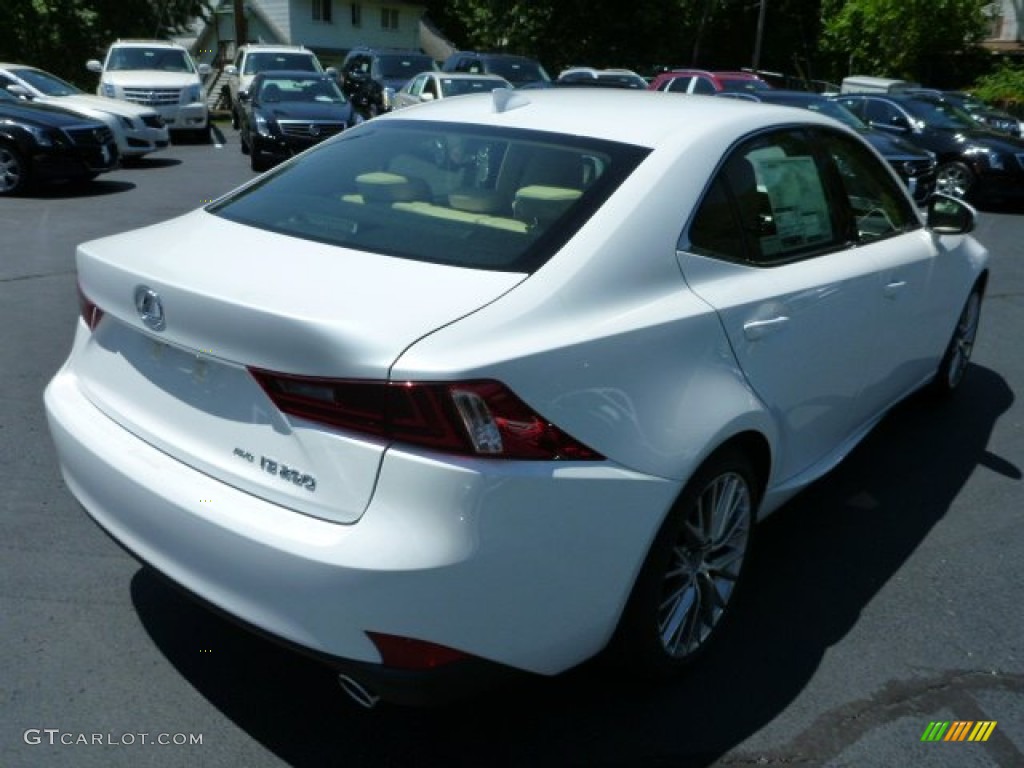 2014 IS 250 AWD - Starfire Pearl / Parchment photo #4