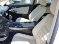2014 Lexus IS Parchment Interior Front Seat Photo
