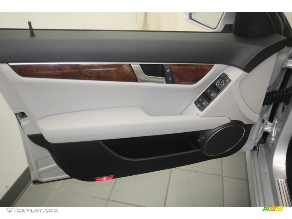2012 Mercedes-Benz C 250 Sport Ash Door Panel Photo #82547941