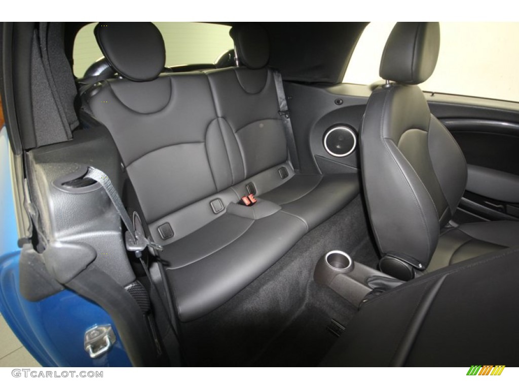 2012 Cooper S Convertible - Laser Blue Metallic / Carbon Black photo #29