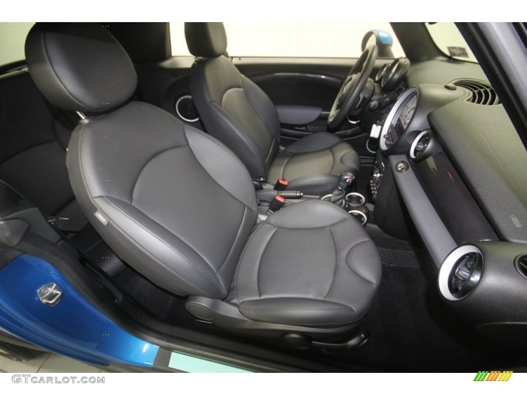 2012 Cooper S Convertible - Laser Blue Metallic / Carbon Black photo #32