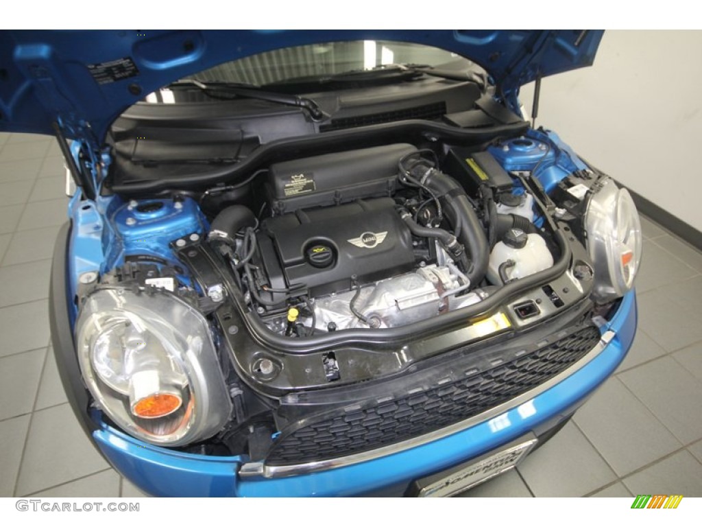 2012 Cooper S Convertible - Laser Blue Metallic / Carbon Black photo #35