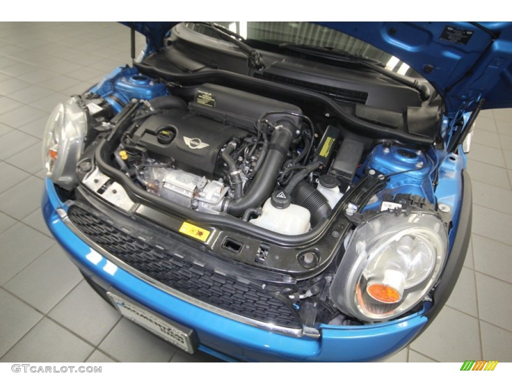 2012 Cooper S Convertible - Laser Blue Metallic / Carbon Black photo #36