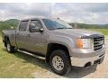 2007 Steel Gray Metallic GMC Sierra 2500HD SLE Crew Cab 4x4  photo #2