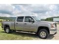 2007 Steel Gray Metallic GMC Sierra 2500HD SLE Crew Cab 4x4  photo #4