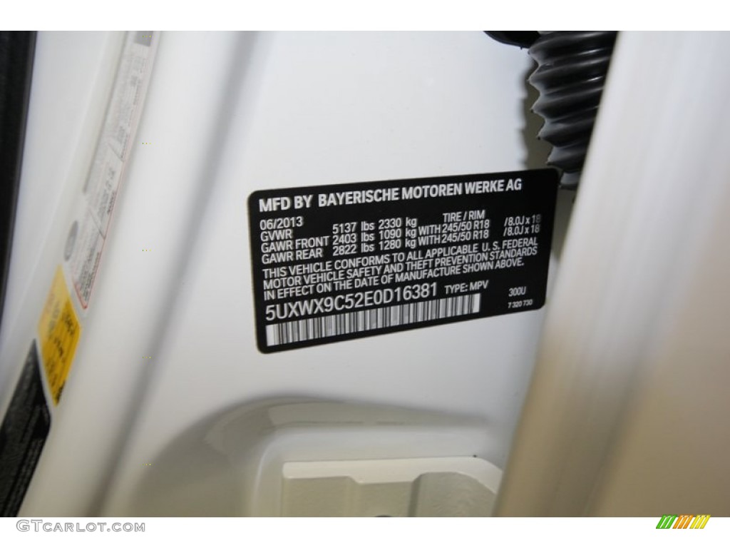 2014 X3 xDrive28i - Alpine White / Oyster photo #9