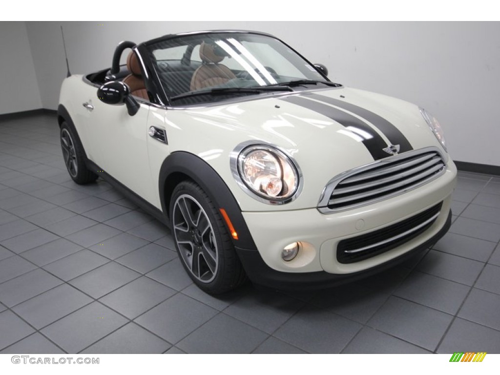 2013 Cooper Roadster - Pepper White / Toffee Lounge Leather photo #1