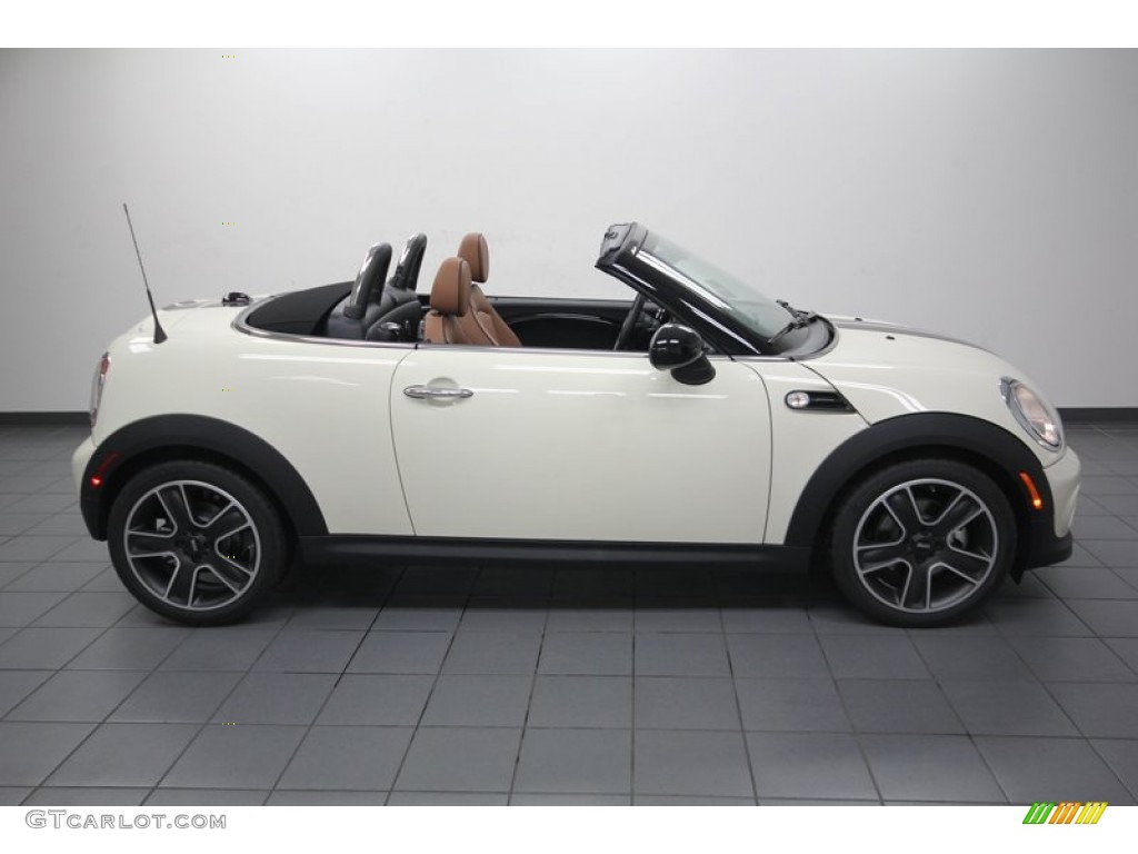 2013 Cooper Roadster - Pepper White / Toffee Lounge Leather photo #2