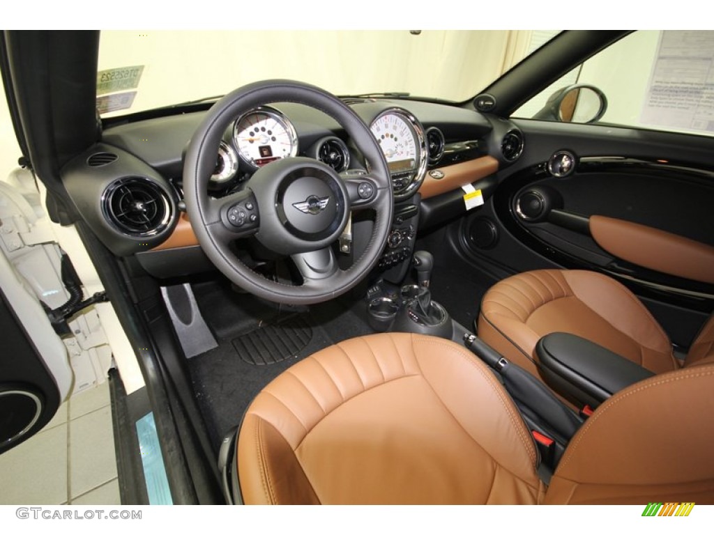 2013 Cooper Roadster - Pepper White / Toffee Lounge Leather photo #4