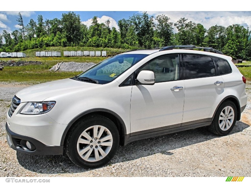 Satin White Pearl 2009 Subaru Tribeca Limited 5 Passenger Exterior Photo #82549556