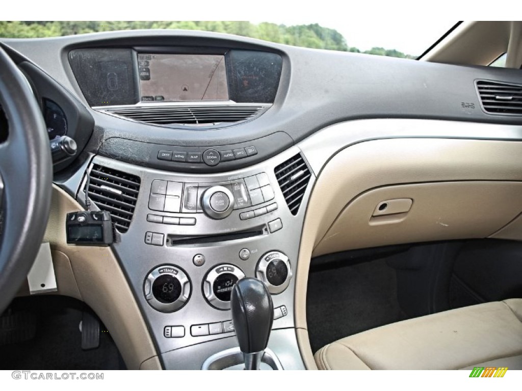 2009 Subaru Tribeca Limited 5 Passenger Desert Beige Dashboard Photo #82549688