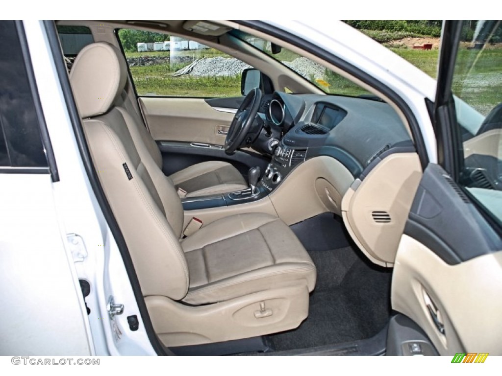 Desert Beige Interior 2009 Subaru Tribeca Limited 5 Passenger Photo #82549760