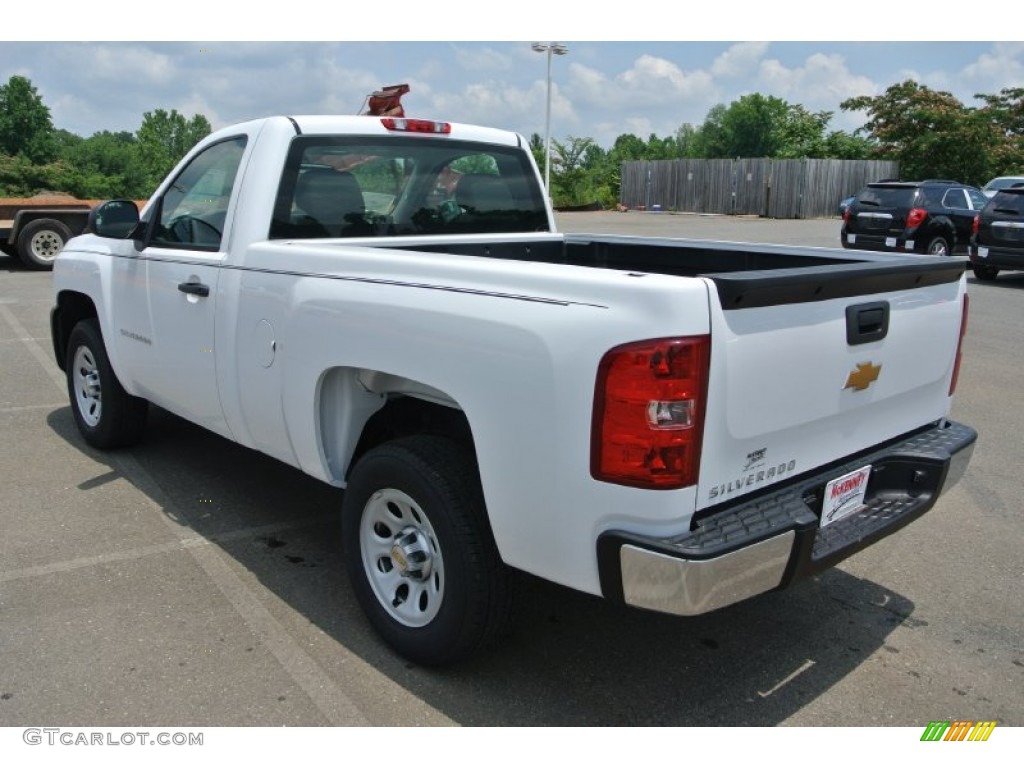 2013 Silverado 1500 Work Truck Regular Cab - Summit White / Dark Titanium photo #4