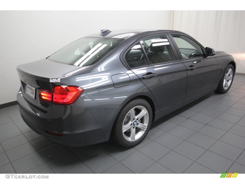 2013 3 Series 328i Sedan - Mineral Grey Metallic / Black photo #8