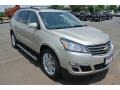 2013 Champagne Silver Metallic Chevrolet Traverse LT  photo #1