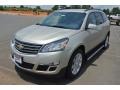 2013 Champagne Silver Metallic Chevrolet Traverse LT  photo #2