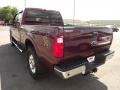 2011 Royal Red Metallic Ford F350 Super Duty Lariat Crew Cab 4x4  photo #5