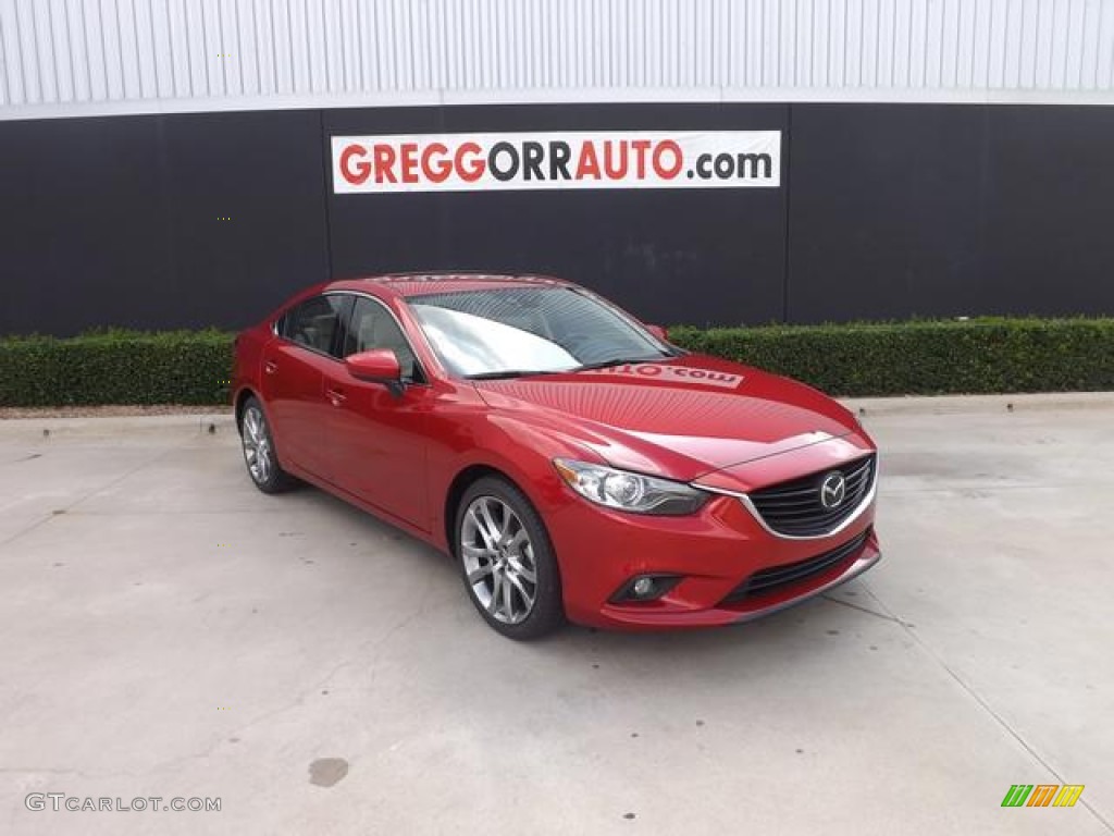 2014 MAZDA6 Grand Touring - Soul Red Mica / Sand photo #1