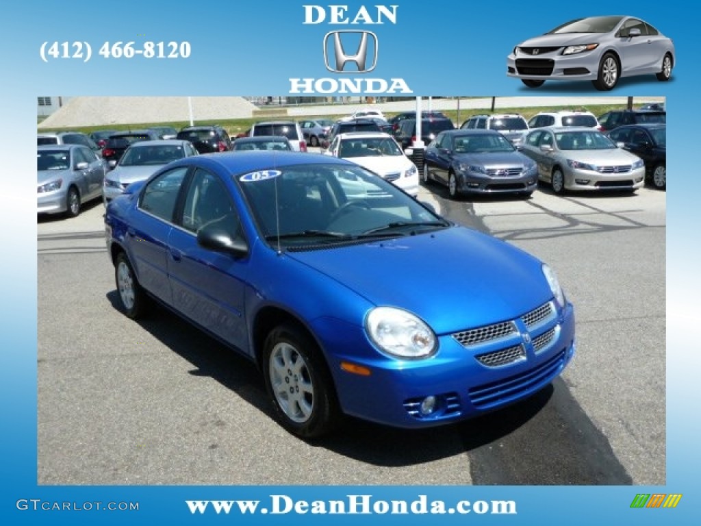 2005 Neon SXT - Electric Blue Pearlcoat / Dark Slate Gray photo #1