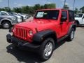 2013 Rock Lobster Red Jeep Wrangler Sport S 4x4  photo #2