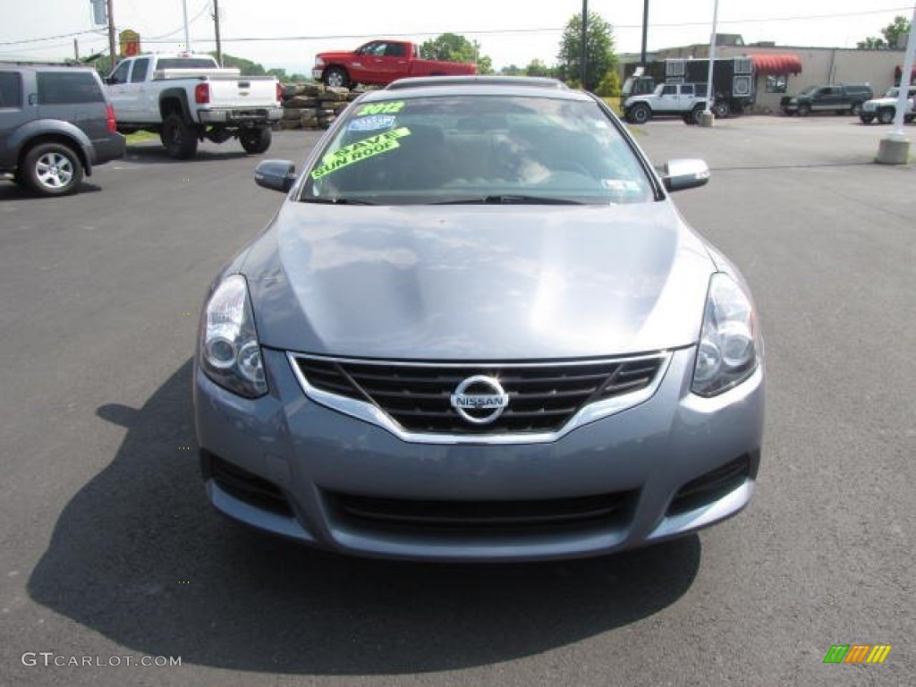 2012 Altima 2.5 S Coupe - Ocean Gray / Charcoal photo #2