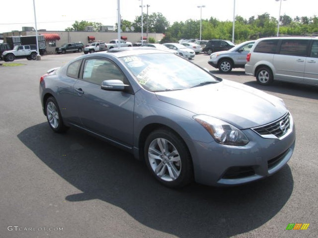 2012 Altima 2.5 S Coupe - Ocean Gray / Charcoal photo #3