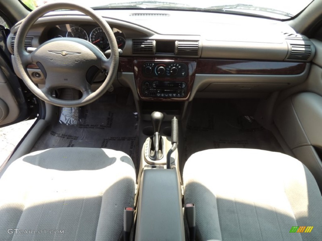 2002 Chrysler Sebring LX Convertible Sandstone Dashboard Photo #82558462