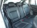2010 BMW 5 Series Black Interior Rear Seat Photo
