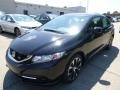 2013 Crystal Black Pearl Honda Civic Si Sedan  photo #7