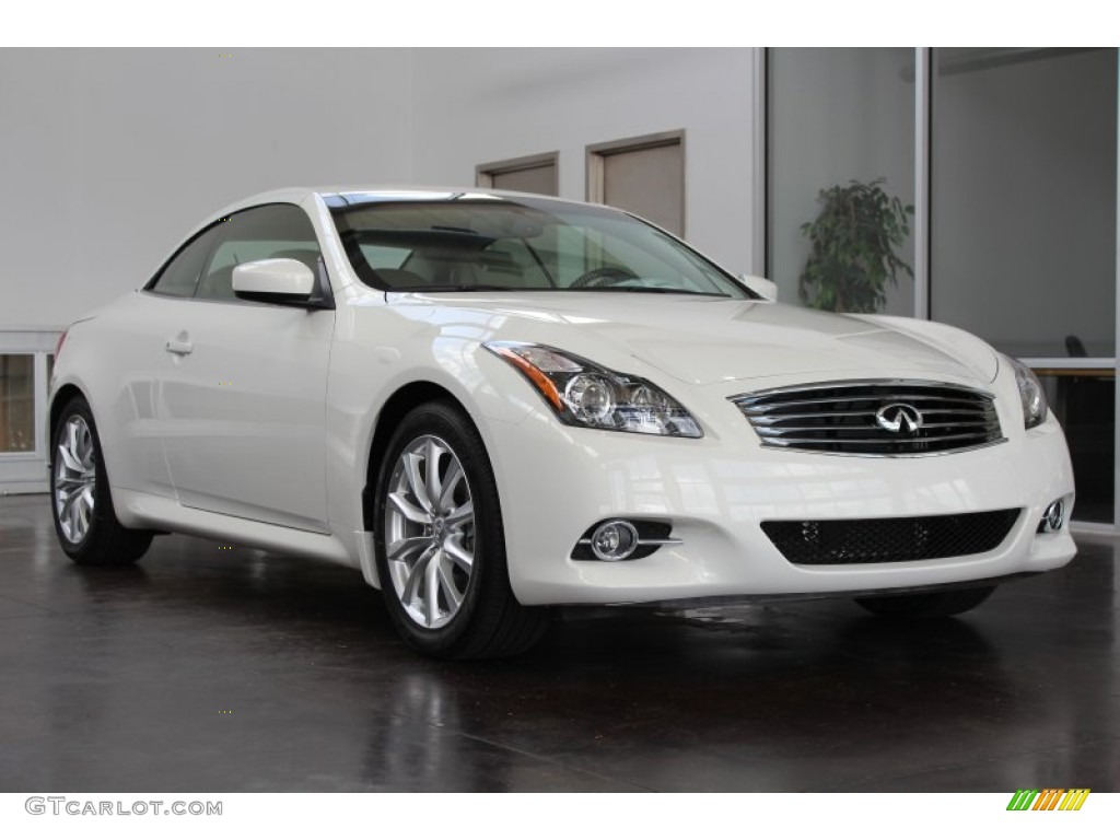 Moonlight White 2013 Infiniti G 37 Convertible Exterior Photo #82559937