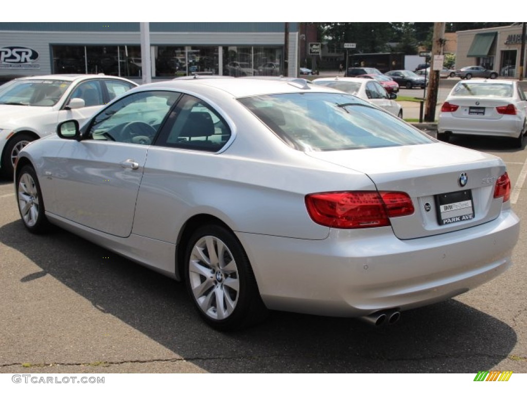 2013 3 Series 328i xDrive Coupe - Titanium Silver Metallic / Black photo #7