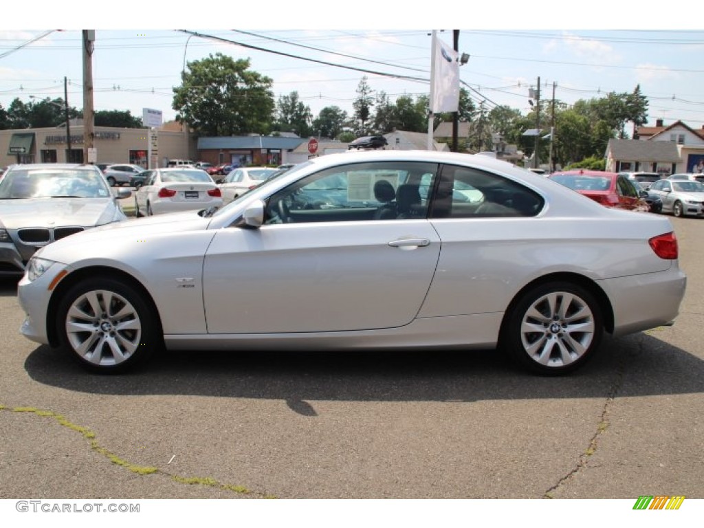 2013 3 Series 328i xDrive Coupe - Titanium Silver Metallic / Black photo #8
