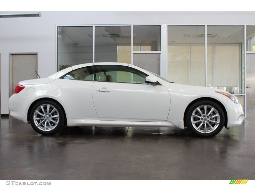 Moonlight White 2013 Infiniti G 37 Convertible Exterior Photo #82560040
