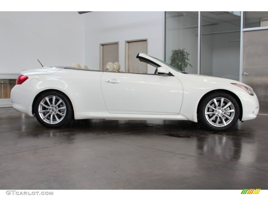 Moonlight White 2013 Infiniti G 37 Convertible Exterior Photo #82560148