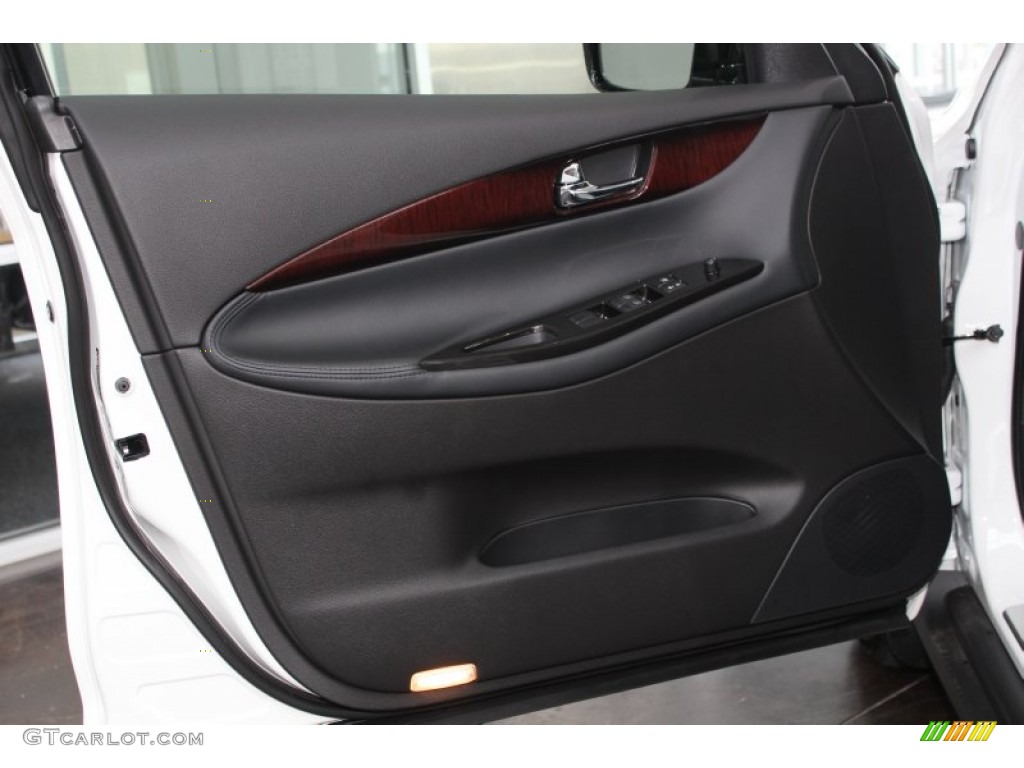 2013 Infiniti EX 37 Journey Graphite Door Panel Photo #82561240