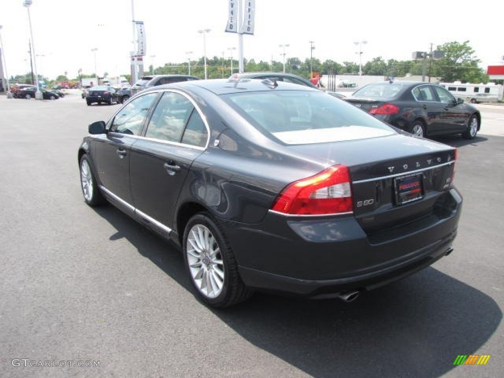 2010 S80 V8 AWD - Seville Grey Metallic / Anthracite photo #7